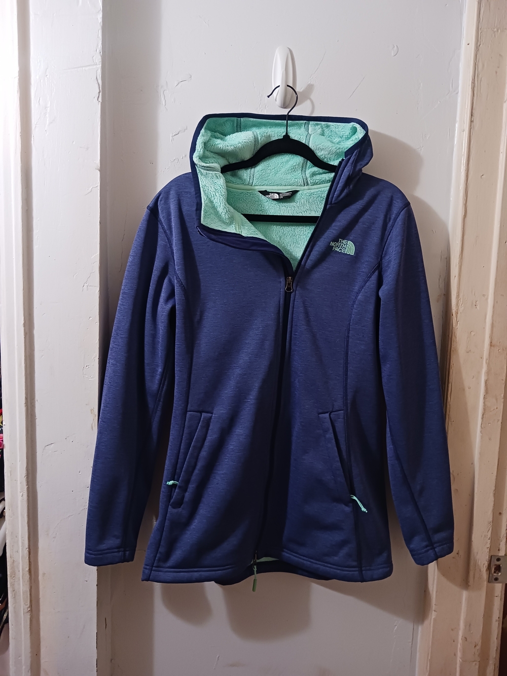 The North Face Mint Green Fleece Hoodie